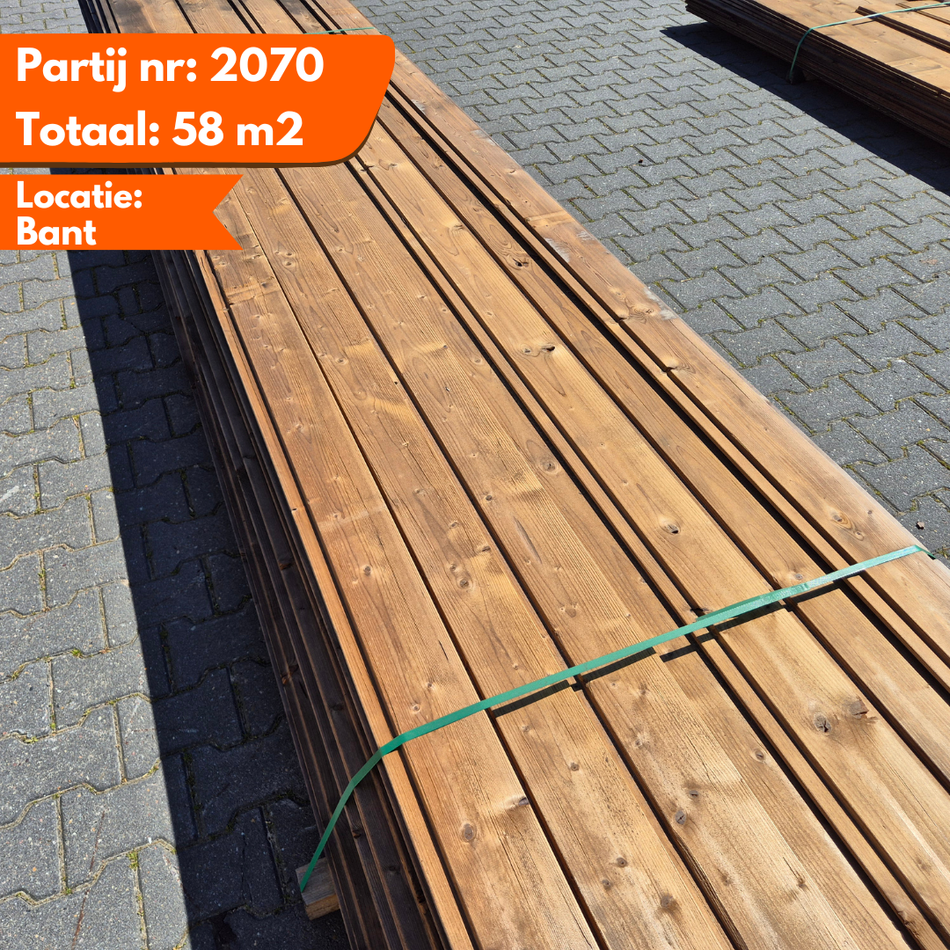Thermo Vuren Rabat diverse lengten van 3150 tot 5400x140-130x17mm