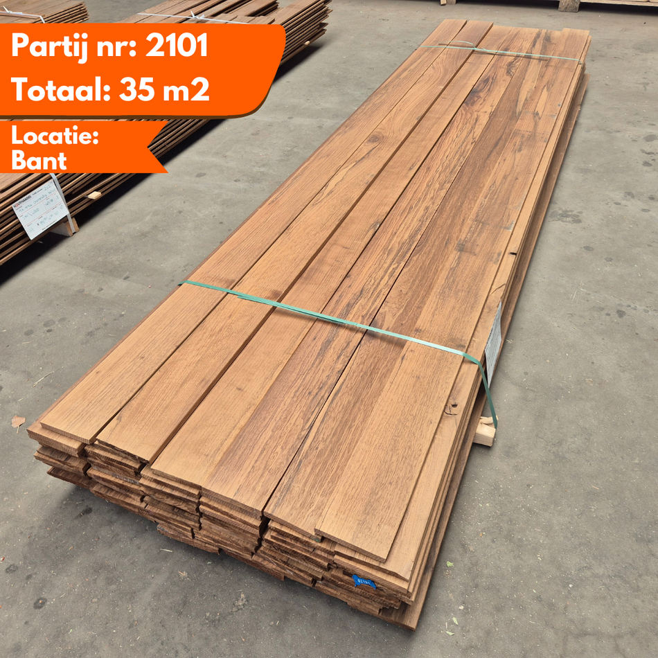 Thermo Frake Geschaafde Plank 3340x140x18-25mm