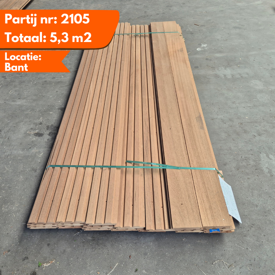 DEMO partij Thermo Triple Rhombus Ayous 2170x143-130x25mm