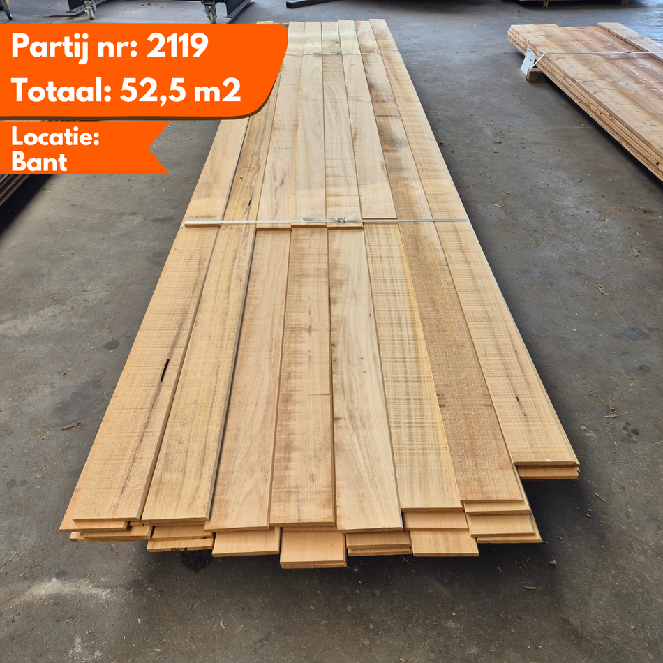Thermo Ayous Planken Diverse lengten van 4500 tot 3150mmx125x12mm