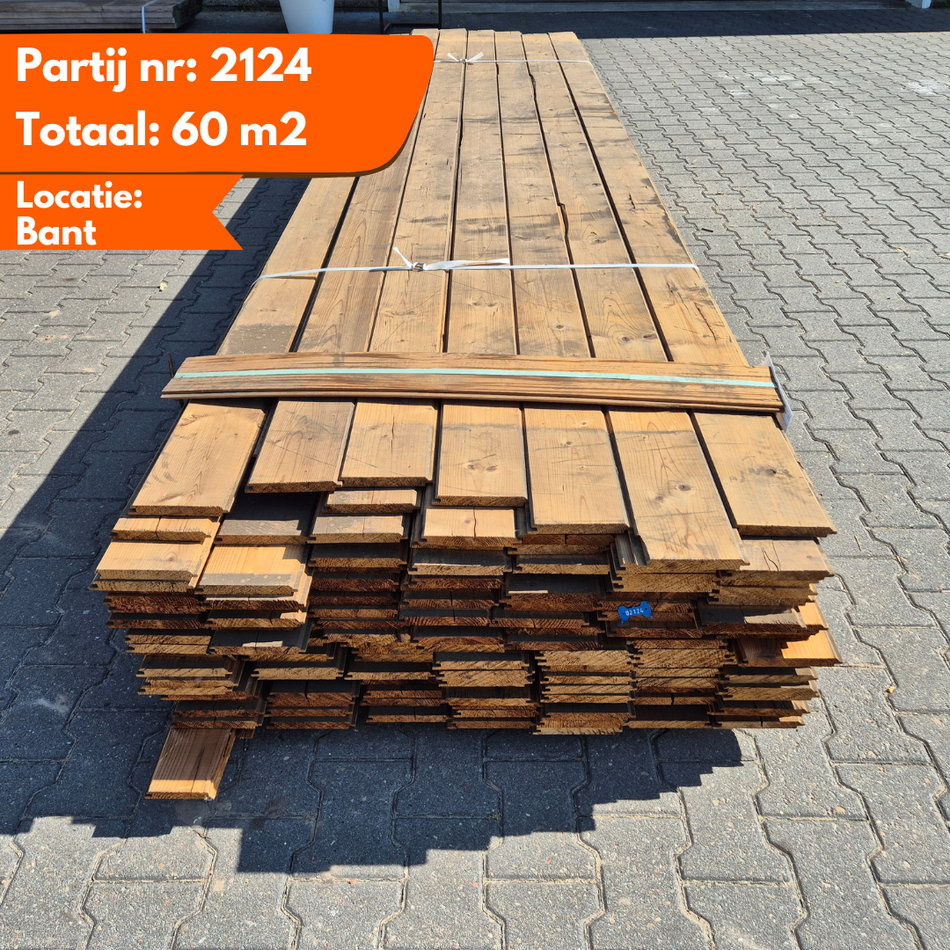 Partij Thermo vuren channelsiding 3900-3600x143-130x17mm