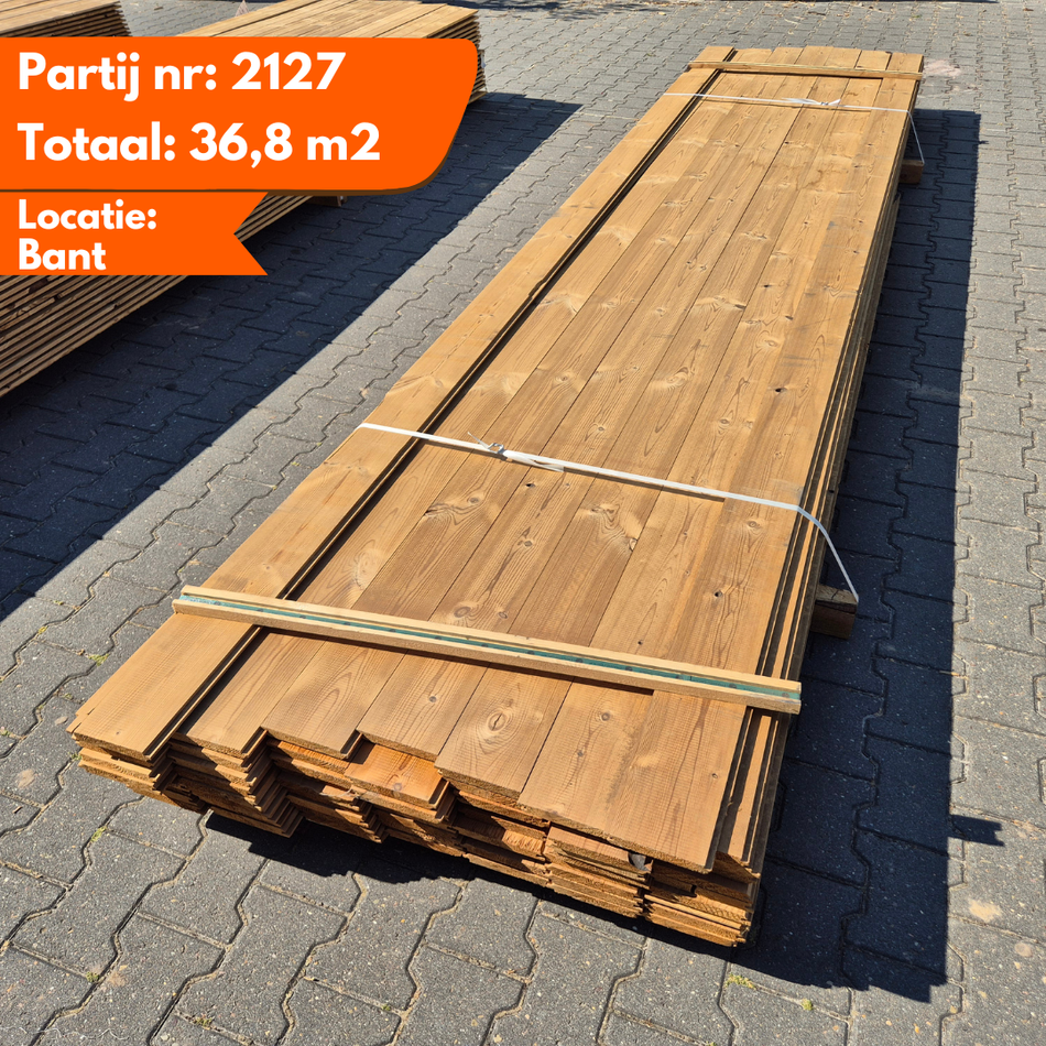 Partij Thermo vuren channelsiding 4500x143-130x17mm
