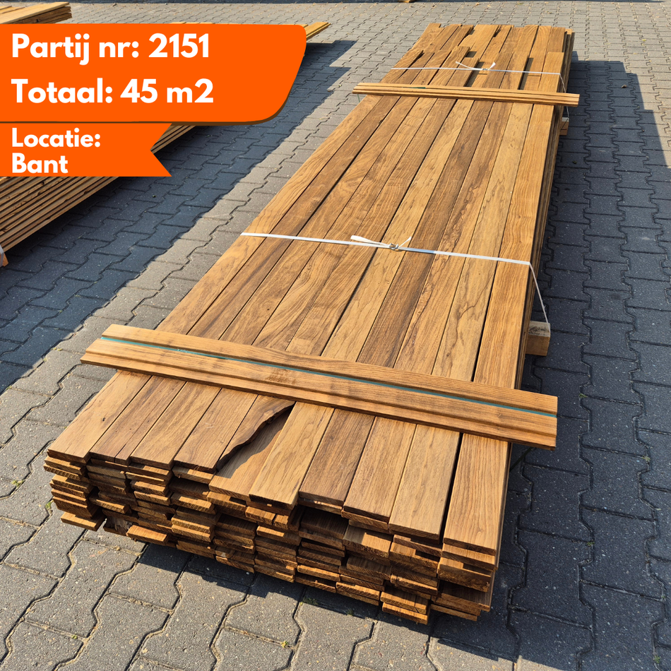 Partij Thermo Frake Geschaafde Plank 3450-4240-4540-4840x90x18mm