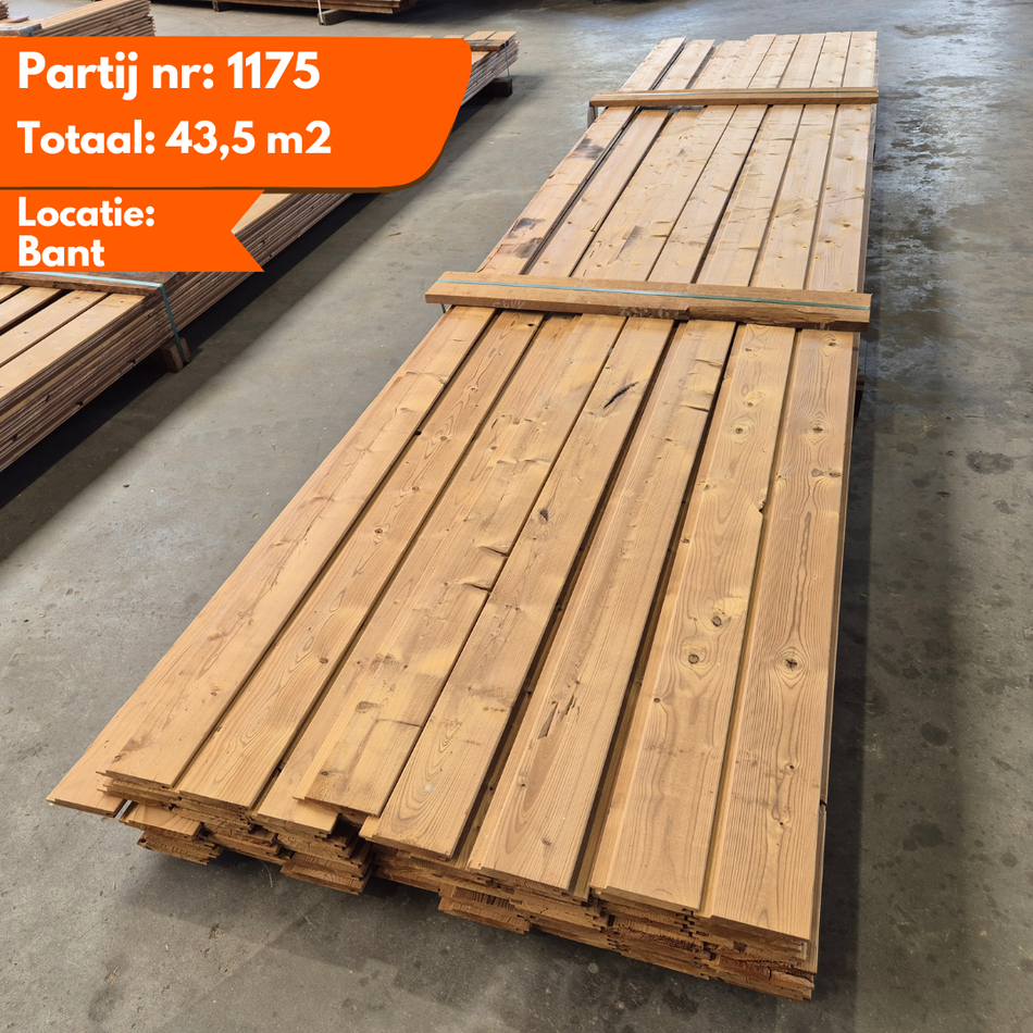 Partij Thermo vuren channelsiding 4800x140-130x19mm