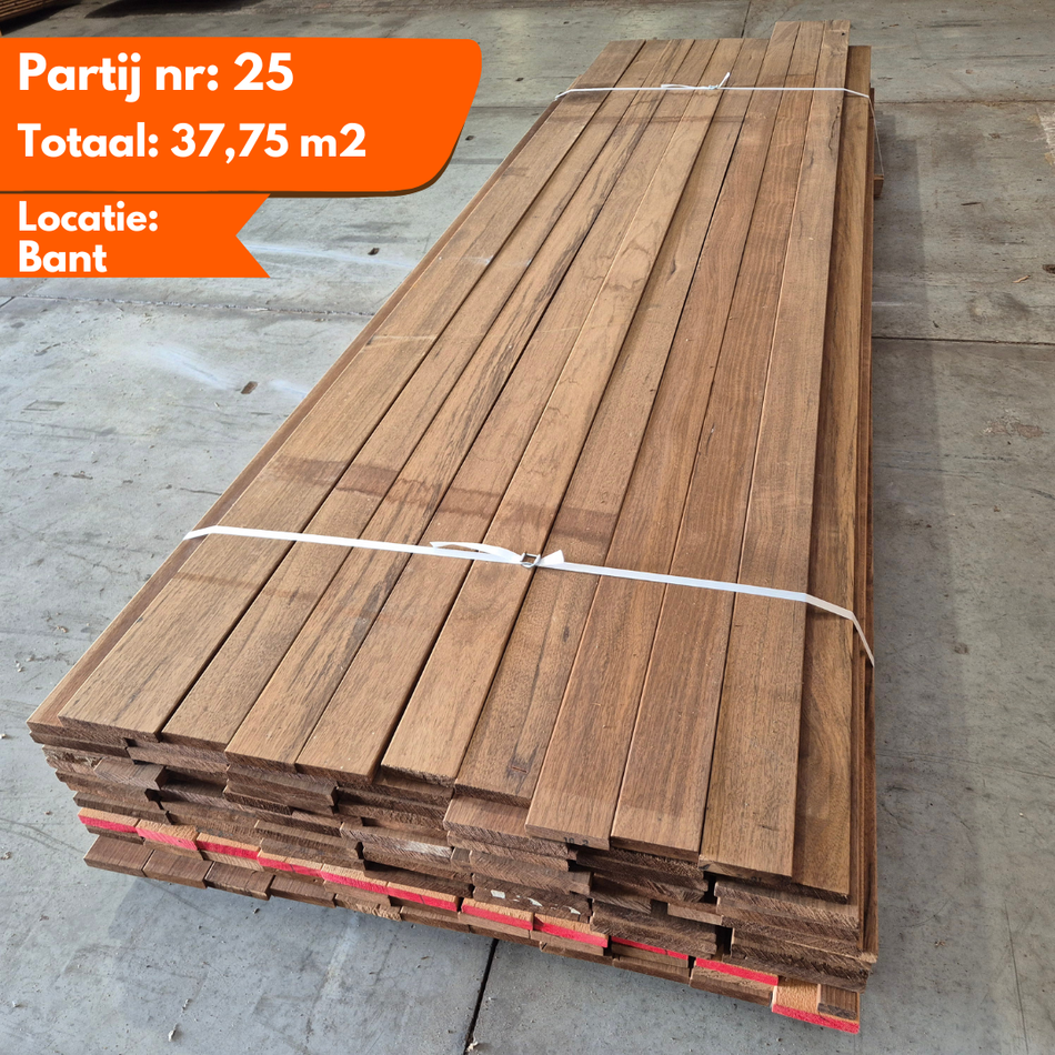 Partij Thermo Frake Geschaafde Planken diverse maten 2750-3030-3330-3340-3600x90-140x19mm