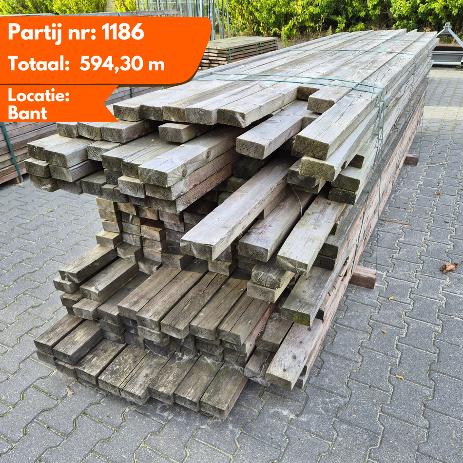 Partij Thermo Vuren Balken 3300-3900-4200x100x50mm