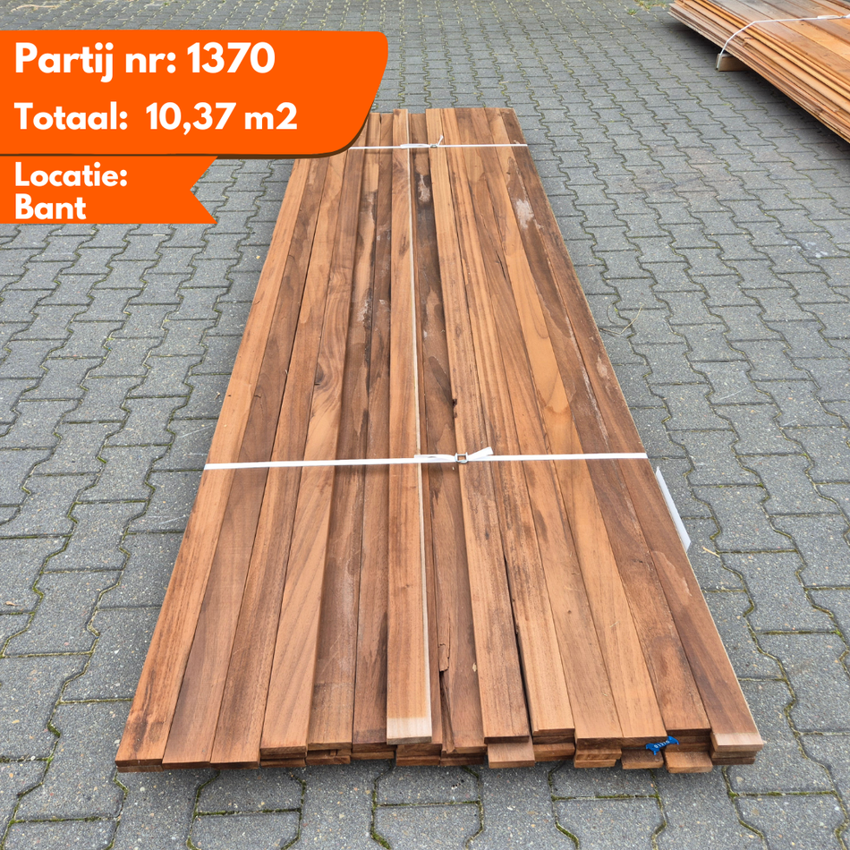 Partij Thermo Ayous Geschaafde Planken 3000x68x18mm