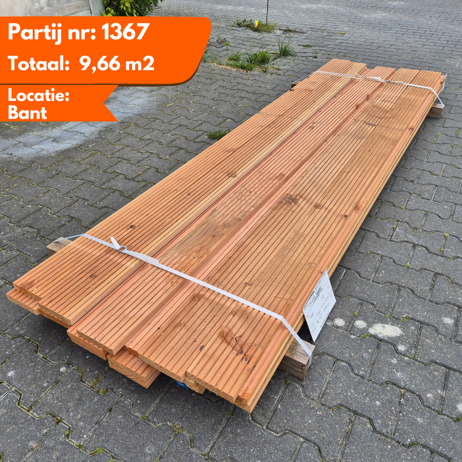 Partij Douglas Vlonderplanken 3000x140x28mm