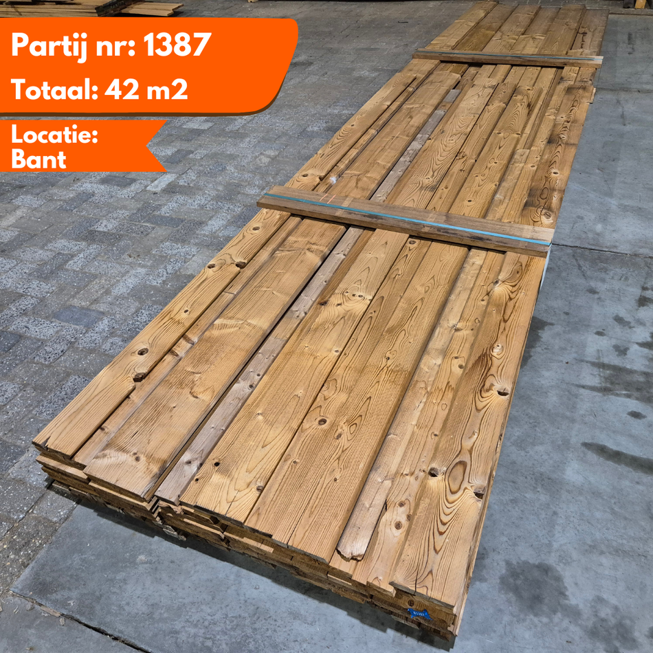 Partij Thermo Vuren Rhombus, Barcode, Mix partij 3000-3600-5400x68-88-138-185x19mm