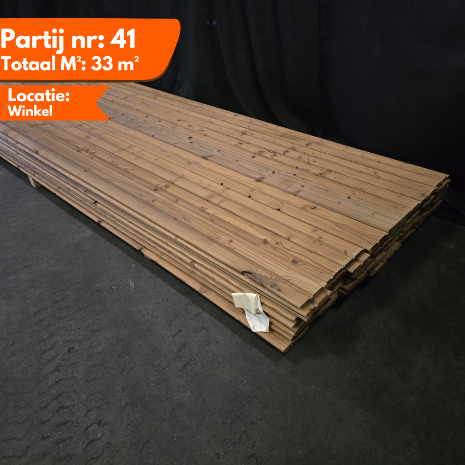 Thermo vuren dubbel rhombus 3900x140-130x18mm