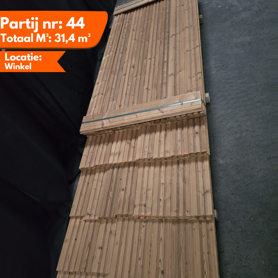 Thermo vuren trippel rhombus 2150t/m3450x140-130x20mm