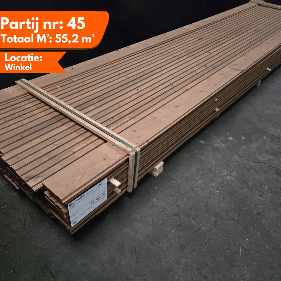 Thermo vuren trippel rhombus 4500x142-132x22mm