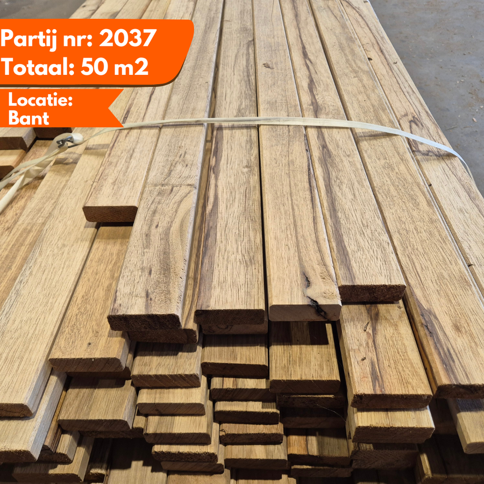 Frake /Afrikaans eiken geschaafde latten 1200tot4800x60x21mm