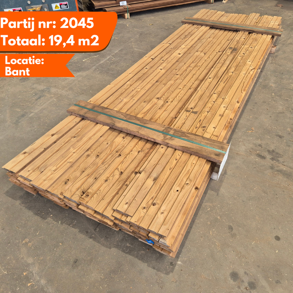 Thermo vuren channelsiding Rabat Dubbel rhombus 3300x11-105x18mm