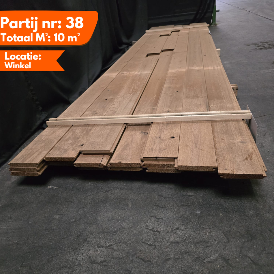 Thermo vuren channelsiding 4200x140-130x20mm