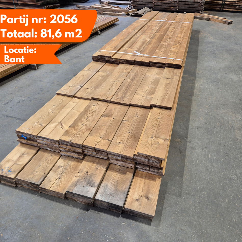 Thermo Vuren Geschaafde Plank 5400-5100-4500-3600x185x18mm