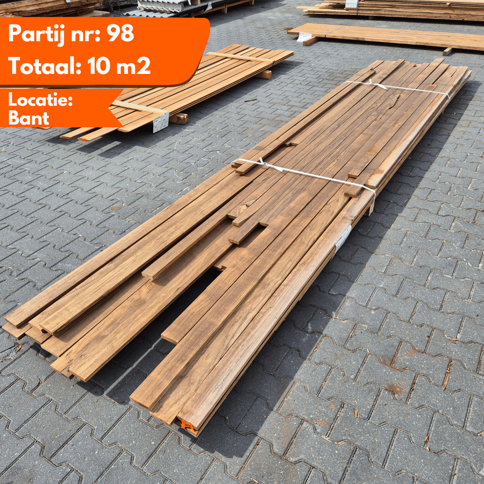 Partij Thermo Frake Geschaafde Plank 2100-4850x66-90x18-20mm