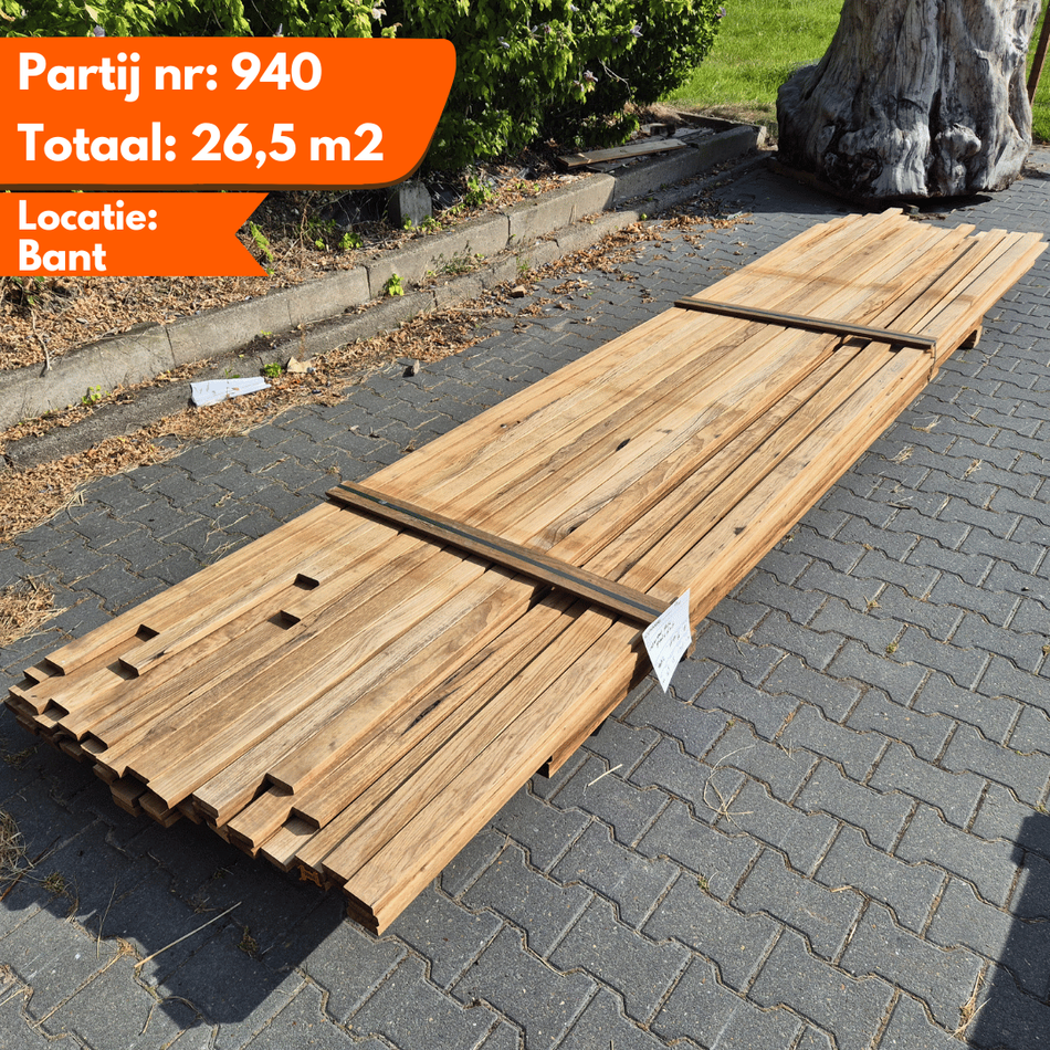 Thermo Frake Geschaafde Plank 2150-4550x66x18mm