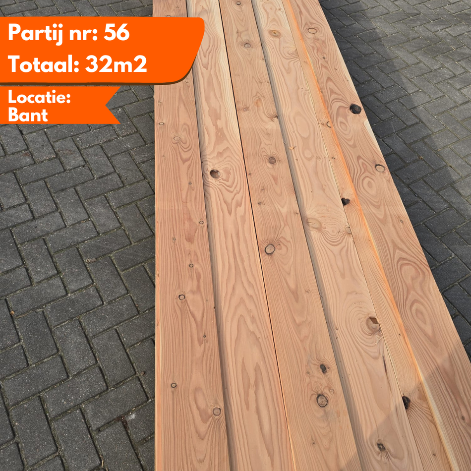 Douglas Geschaafde Planken 4000x190x19mm