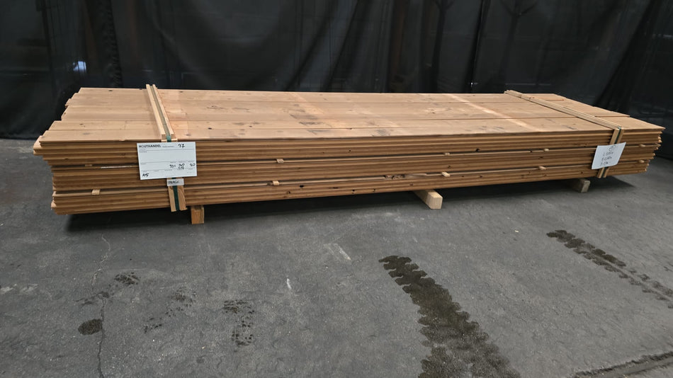 Thermo vuren channelsiding 3300x140-130x20mm