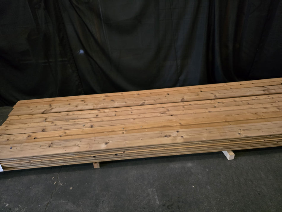 Thermo vuren dubbel rhombus 3900x170-160x20mm