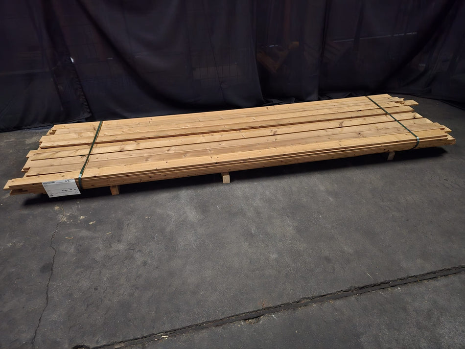 Thermo vuren geschaafde planken 3000-3300x100x20mm