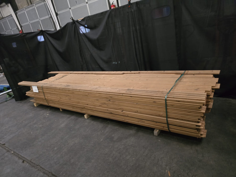 Thermo vuren trippel rhombus 3600-3900x140-130x20mm