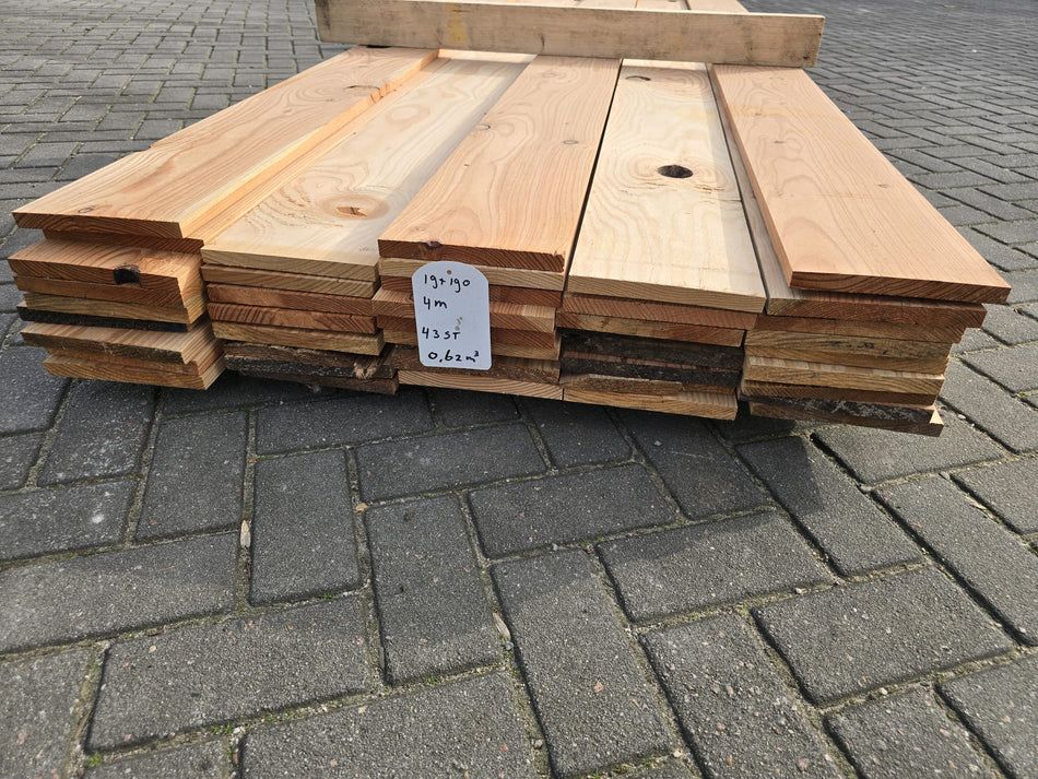 Douglas Geschaafde Planken 4000x190x19mm