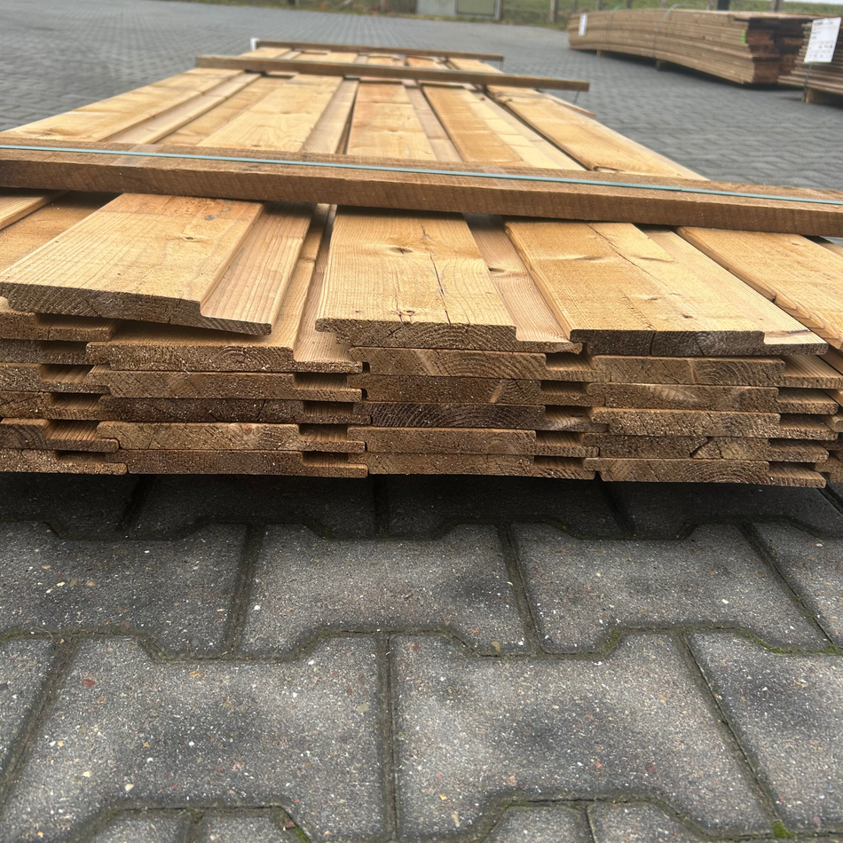 Thermo Vuren Channelsiding 4500x180x18mm